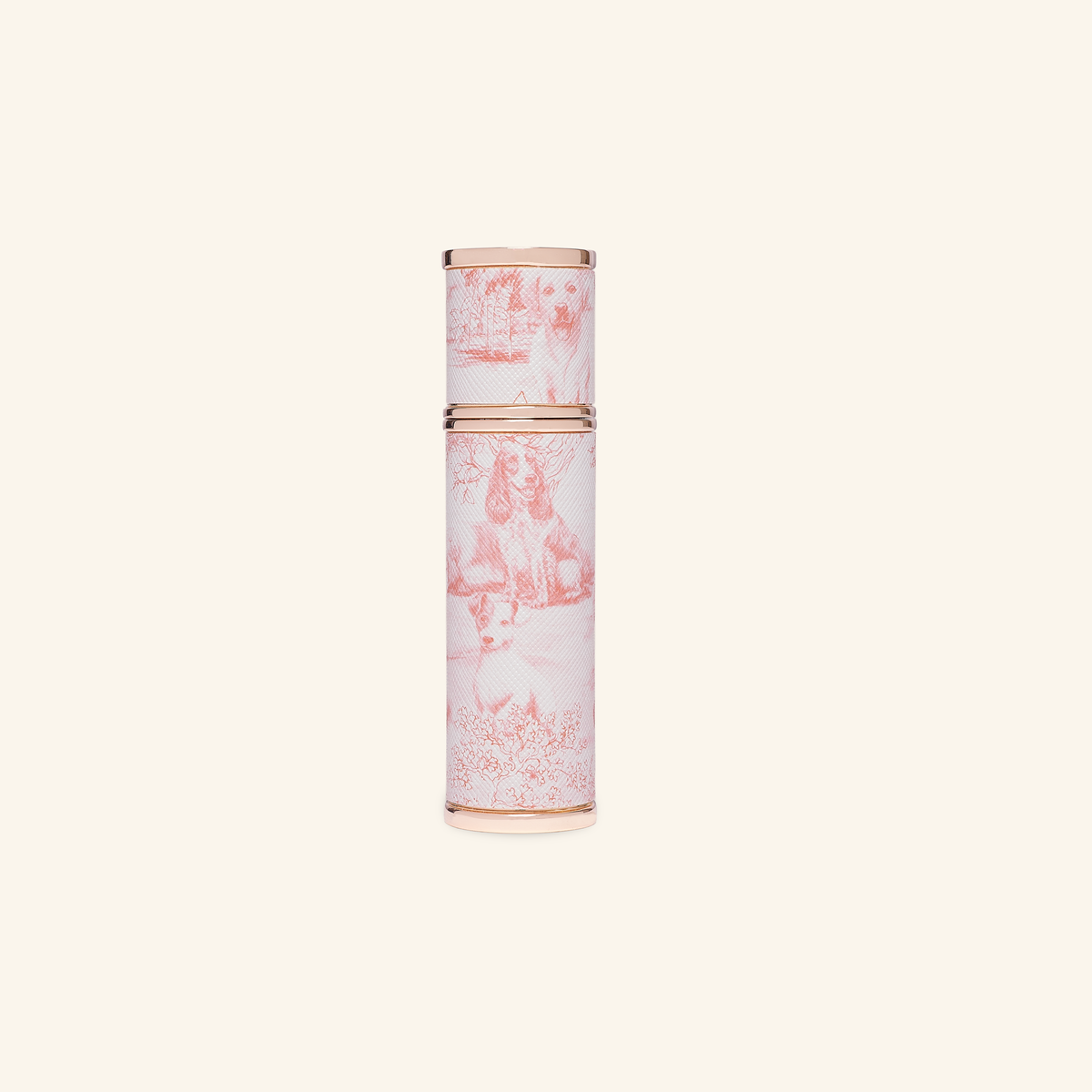 Vaporizador Nomade Bonnie de 15 ml cerrado, en toile de Jouy