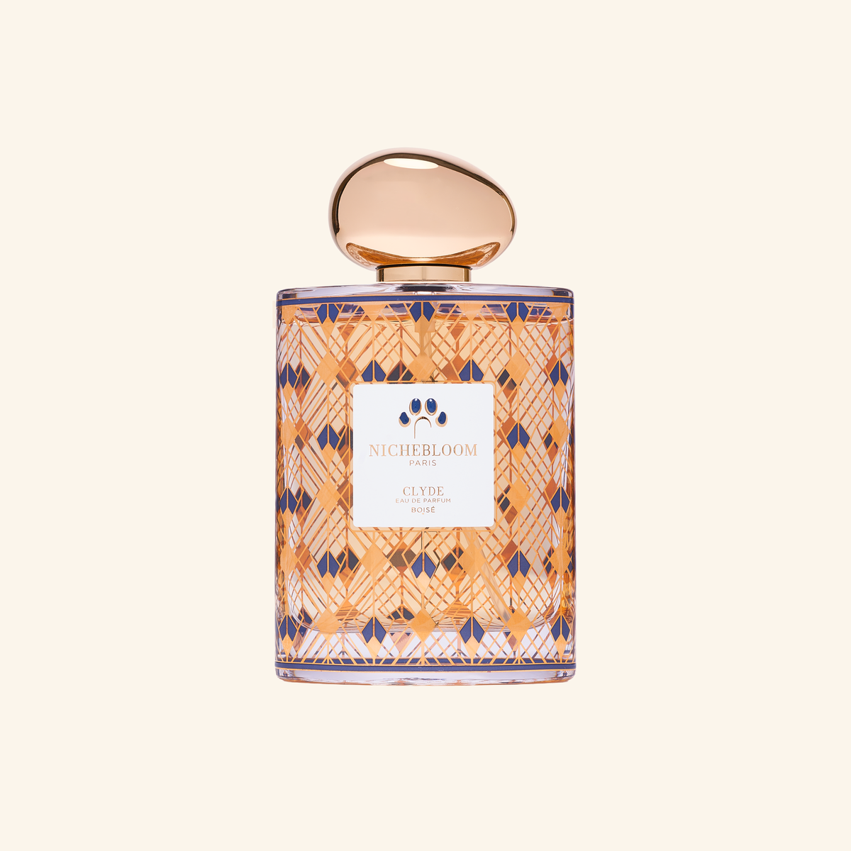 Clyde 120 ml dog eau de parfum bottle, front view