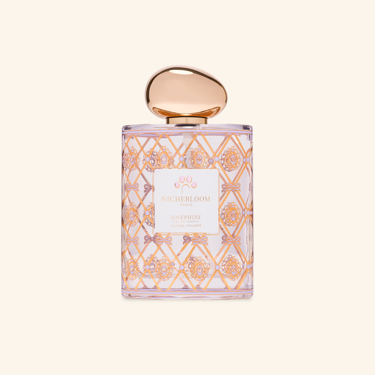 Joséphine 120 ml dog eau de parfum bottle, front view