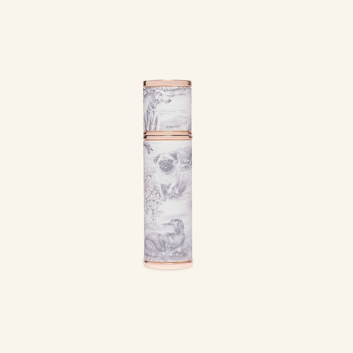Vaporisateur Nomade Napoléon 15 ml fermé, habillé de toile de Jouy