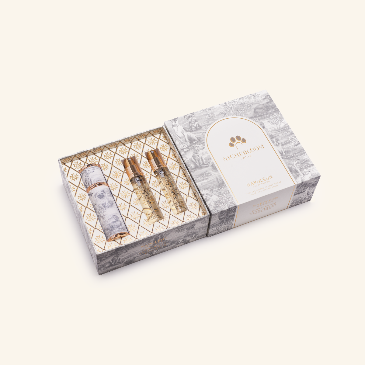Coffret Nomade Napoléon : étui et deux flacons de 15 ml