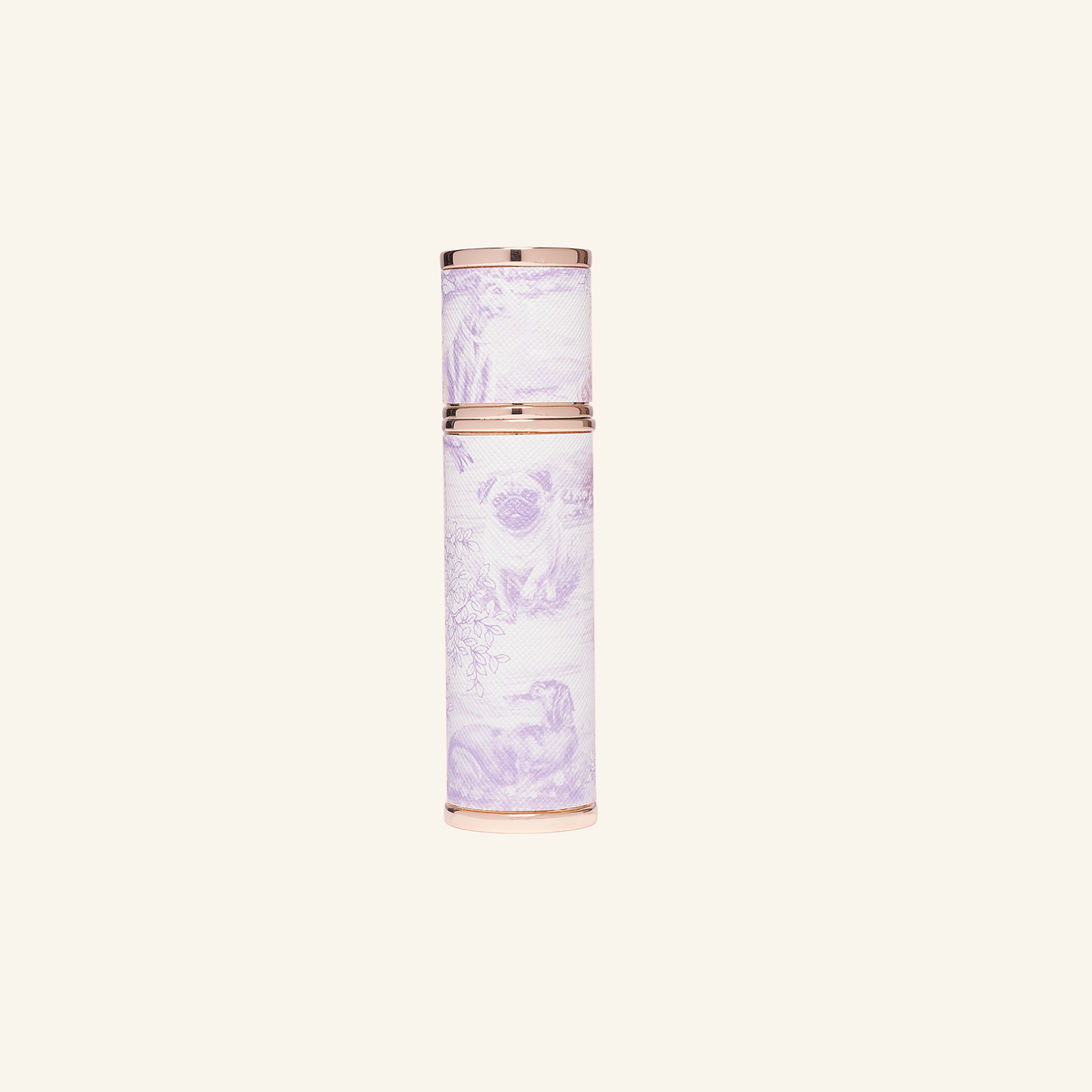 Vaporizador Nomade Joséphine de 15 ml cerrado, en toile de Jouy