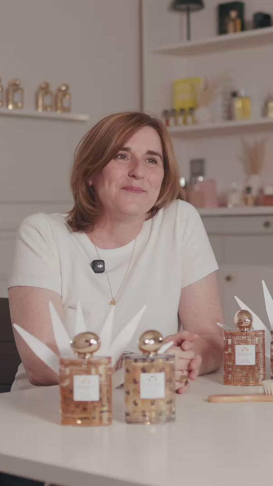 Céline Perdriel, parfumeuse, présente le parfum Clyde